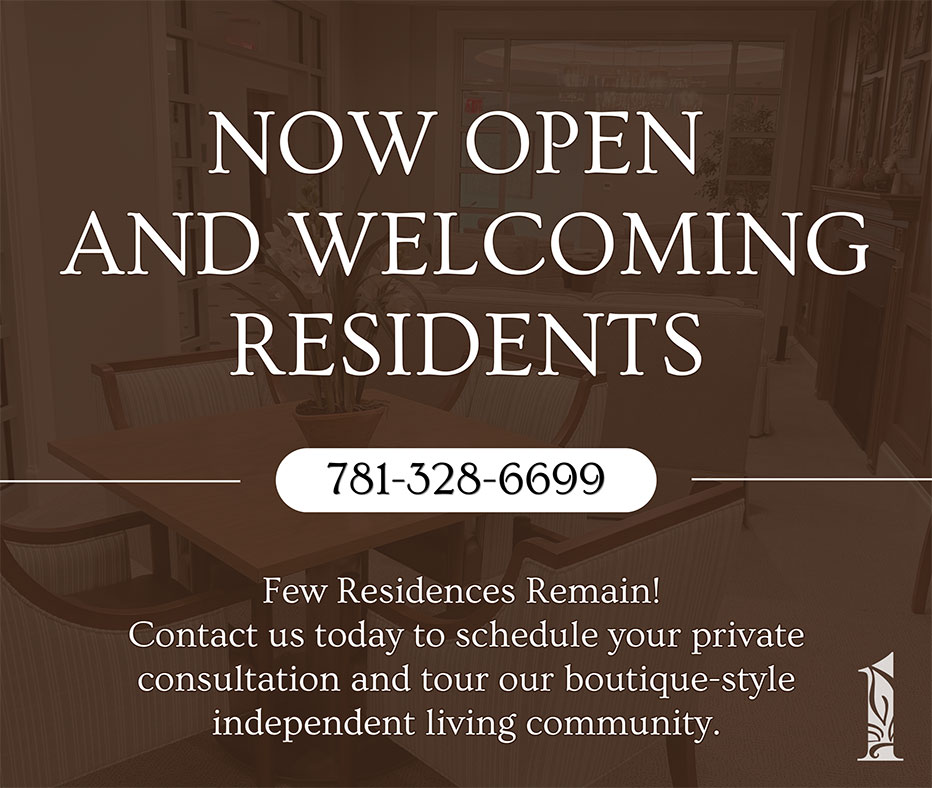 One Wingate East is now open and welcoming residents - call 781-328-6699